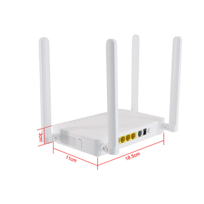 4GE+1POTS+Wifi de dubbele Router van Bandwifi GPON ONU Compatibel met ZTE-Verantwoordelijkheid