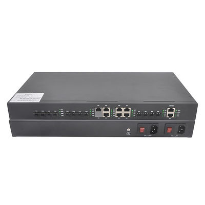 60W EPON 10g GPON OLT 8 het Optische Materiaal van de Havenpon Vezel