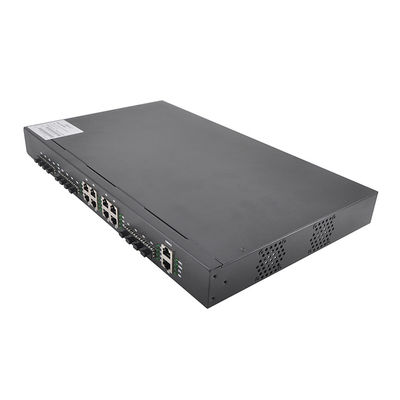 60W EPON 10g GPON OLT 8 het Optische Materiaal van de Havenpon Vezel