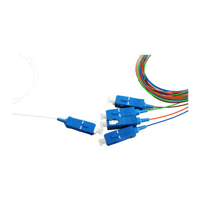 4 van de de Splitsers het Optische Macht 1550nm van de manier1x4 Vezel Staal Tubulaire G657A1