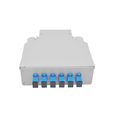 Duplexdin het Spoor Einddoos Ftth 45,3 van aluminiumsc de Kern van Mm 6
