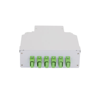 Duplexdin het Spoor Einddoos Ftth 45,3 van aluminiumsc de Kern van Mm 6