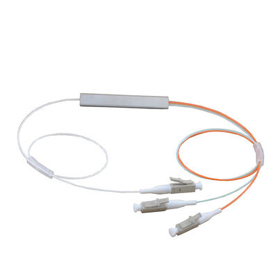 PLC van de de Kabelvezel van OM2 1x2 de Optische Sectie van de Splitsersftth Metalen kap