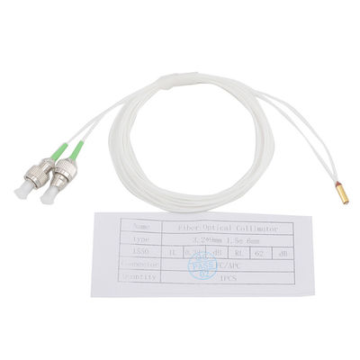 1550nm het losse Geplateerde Goud van de de Kabel900um C Lens van de Buisvezel Optische