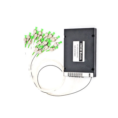 Van het Kanaalcwdm Mux Demux van 16CH OADM DWDM MUX DEMUX 8 de Moduleabs Doos