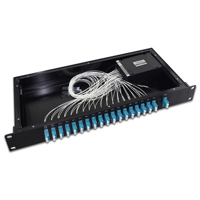 4 kanaalvezel Mux Demux de Optische Multiplextelegraaf en Demultiplexer van 1271 NM
