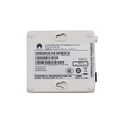 FTTH-Brugtype de Engelse Ingebouwde programmatuur van Huawei HG8310M 1GE GPON ONU ONT